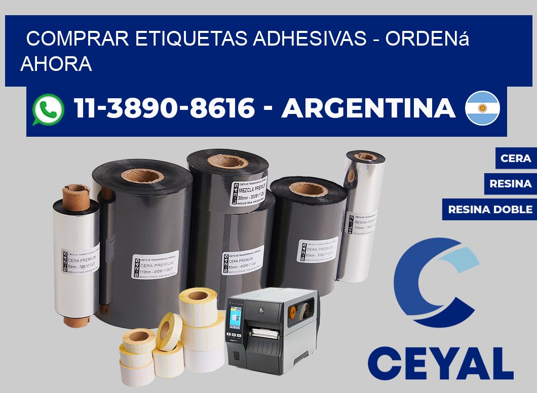 COMPRAR ETIQUETAS ADHESIVAS - Ordená ahora