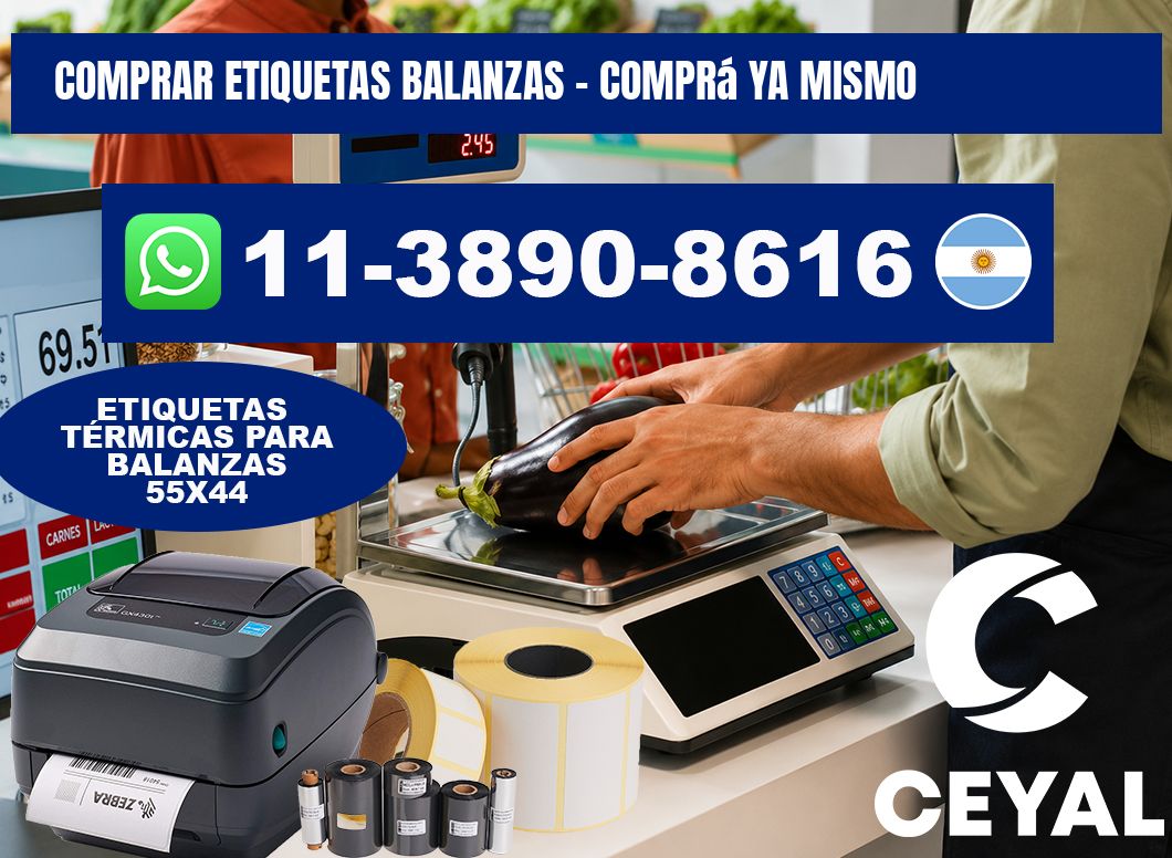 COMPRAR ETIQUETAS BALANZAS - Comprá ya mismo