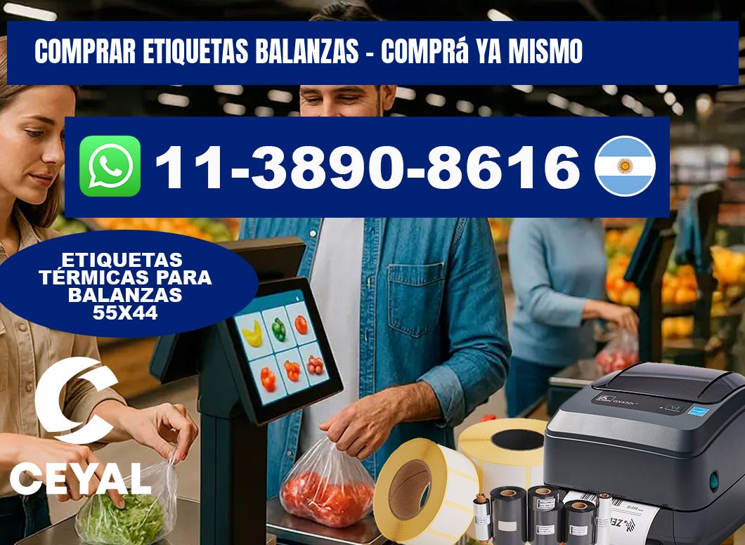COMPRAR ETIQUETAS BALANZAS - Comprá ya mismo