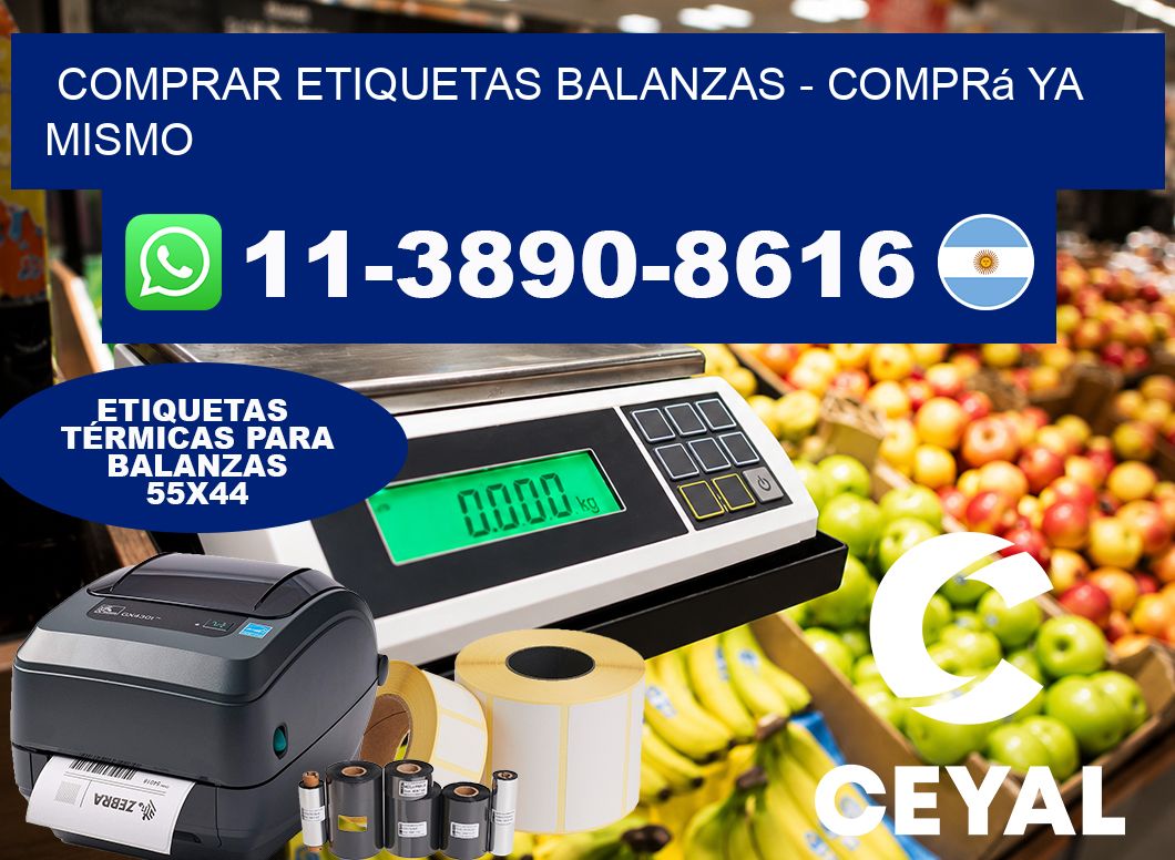 COMPRAR ETIQUETAS BALANZAS – Comprá ya mismo