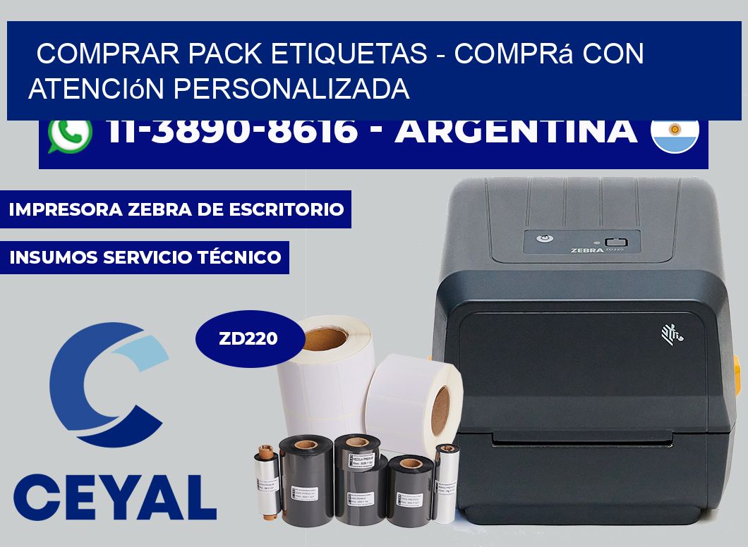 COMPRAR PACK ETIQUETAS - Comprá con atención personalizada