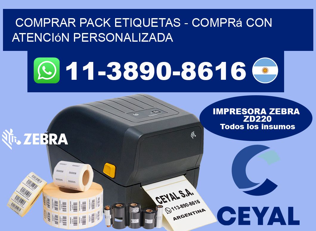 COMPRAR PACK ETIQUETAS - Comprá con atención personalizada