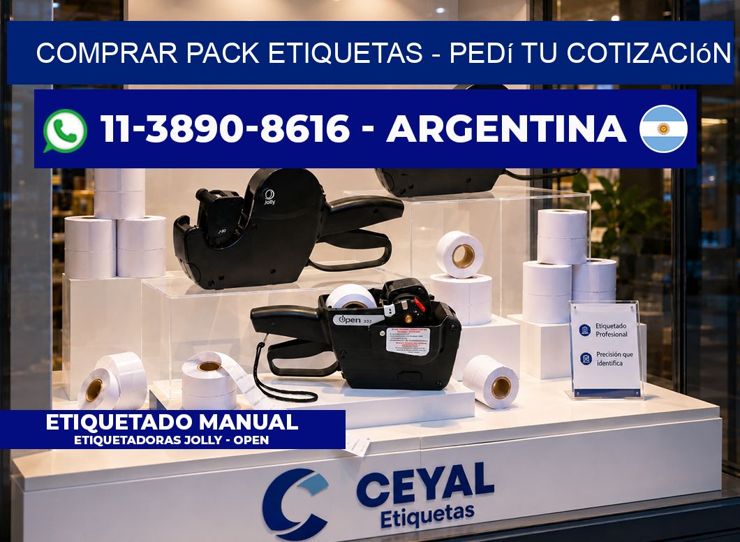 COMPRAR PACK ETIQUETAS - Pedí tu cotización