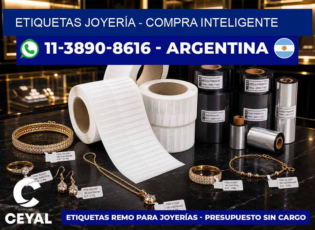 ETIQUETAS JOYERÍA - Compra inteligente