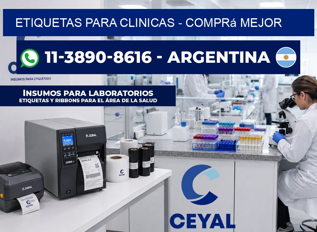 ETIQUETAS PARA CLINICAS - Comprá mejor