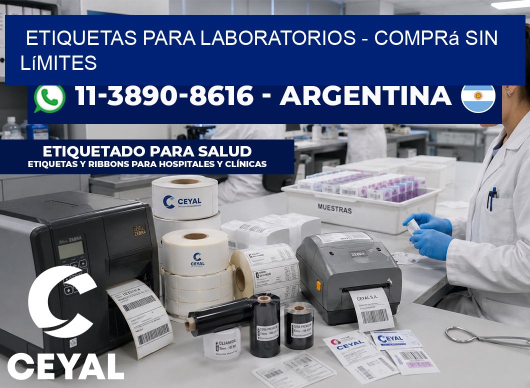 ETIQUETAS PARA LABORATORIOS - Comprá sin límites