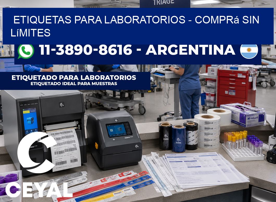 ETIQUETAS PARA LABORATORIOS - Comprá sin límites