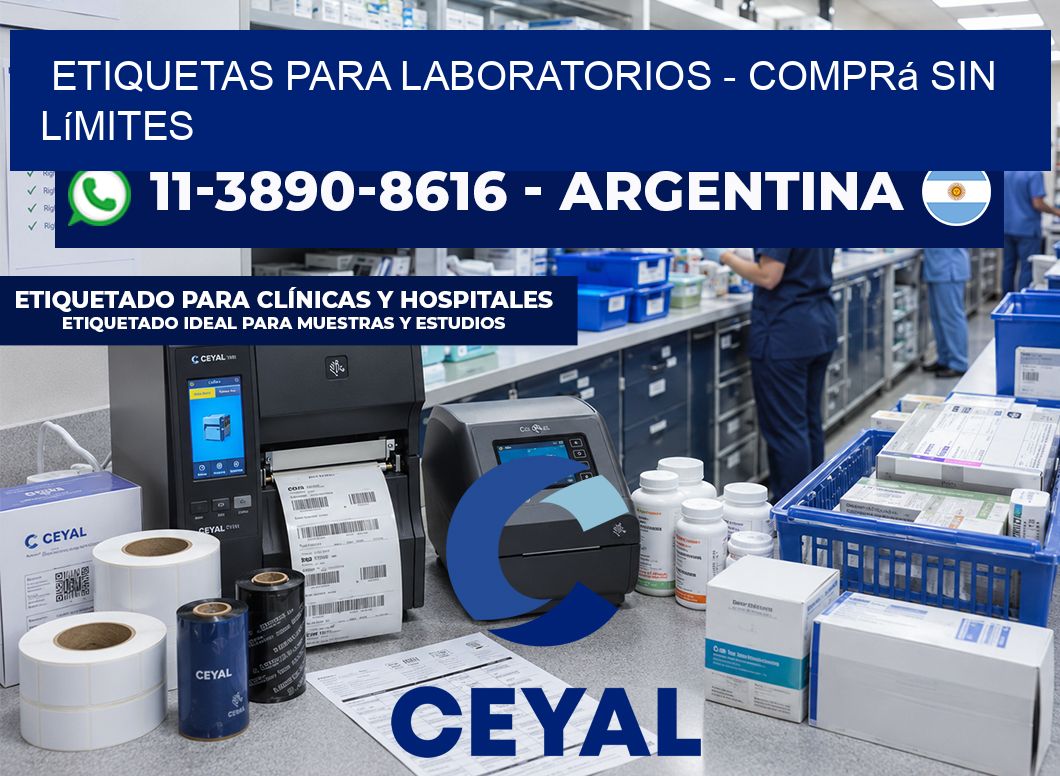 ETIQUETAS PARA LABORATORIOS - Comprá sin límites