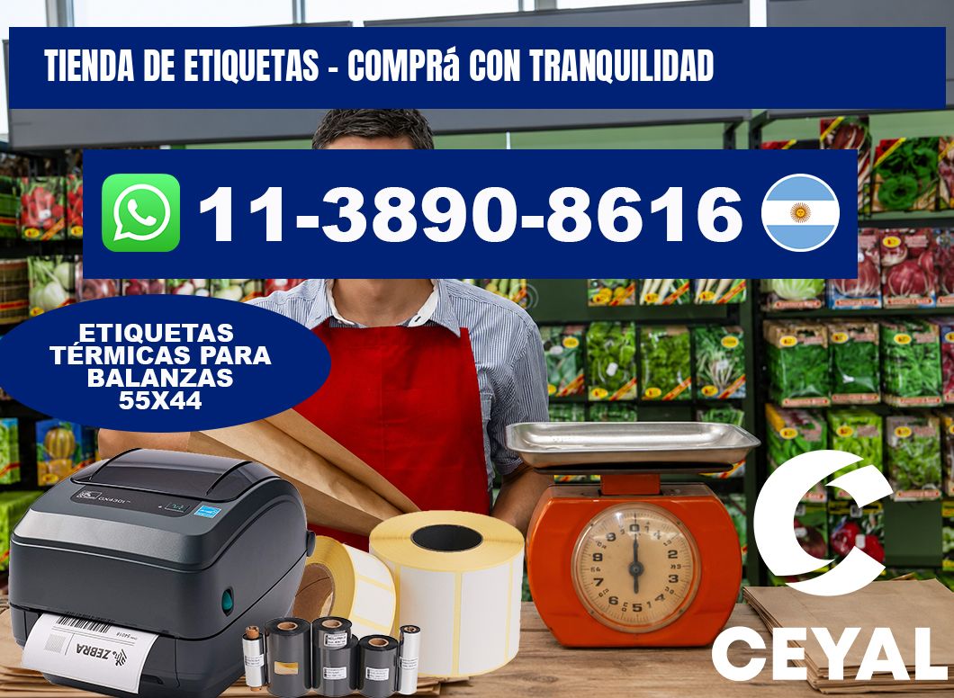 TIENDA DE ETIQUETAS - Comprá con tranquilidad
