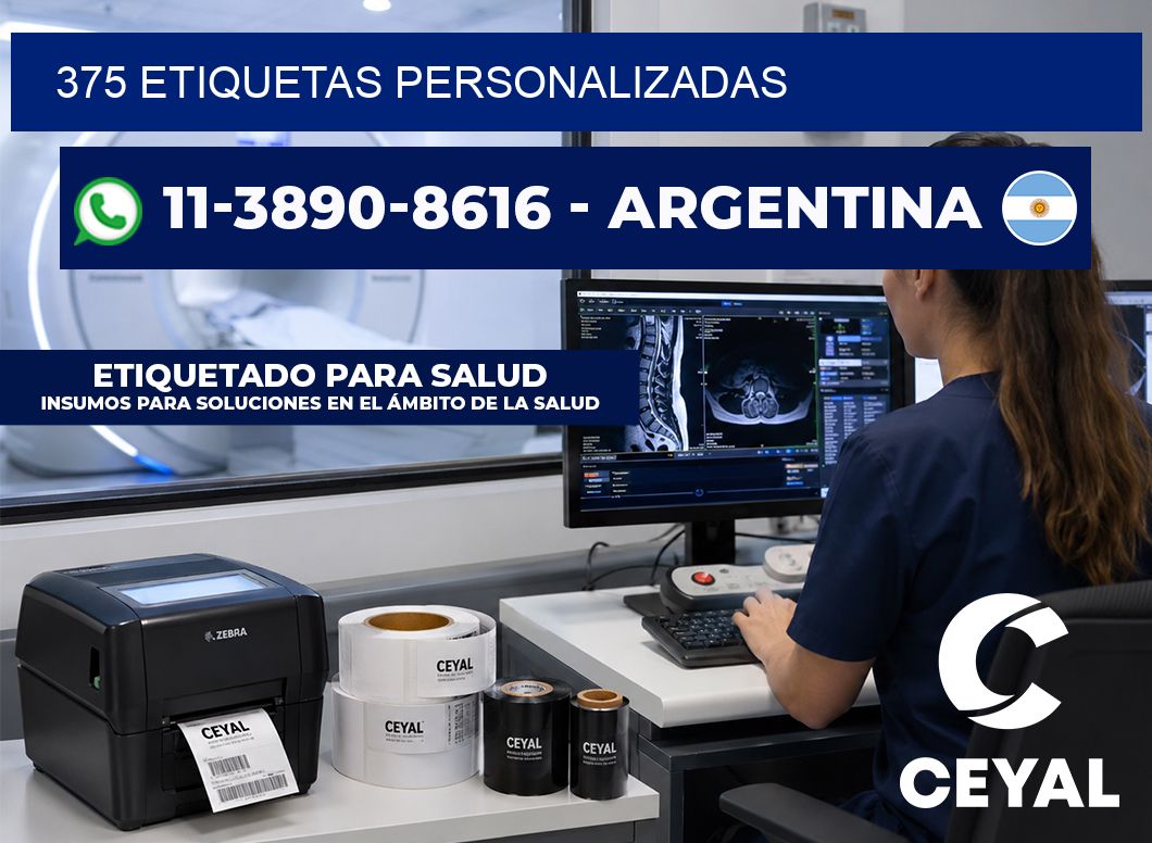 375 ETIQUETAS PERSONALIZADAS