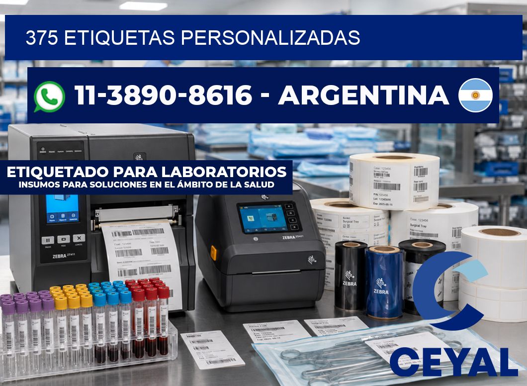 375 ETIQUETAS PERSONALIZADAS