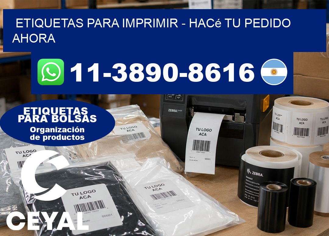 ETIQUETAS PARA IMPRIMIR – Hacé tu pedido ahora