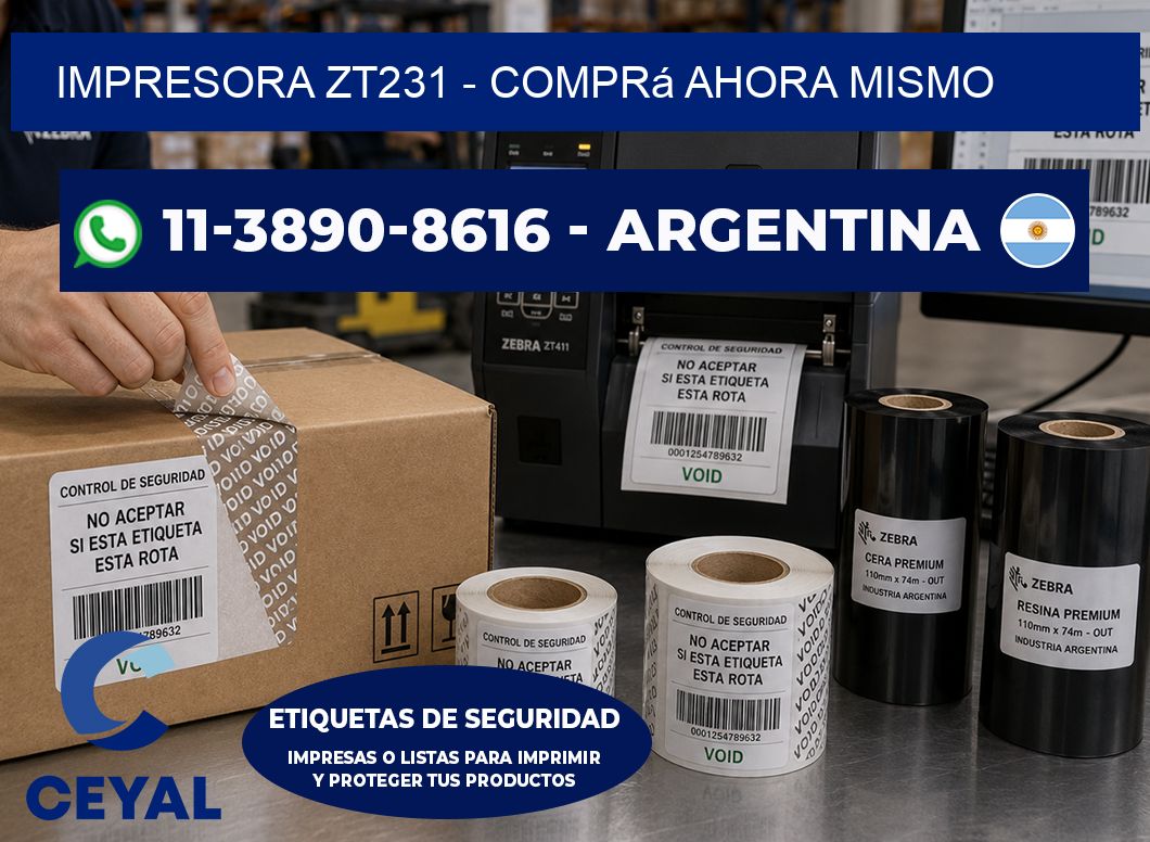 IMPRESORA ZT231 - Comprá ahora mismo