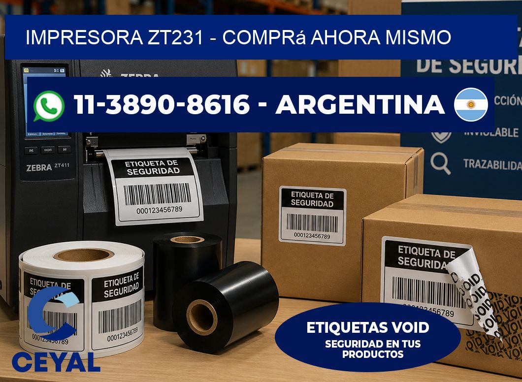 IMPRESORA ZT231 - Comprá ahora mismo