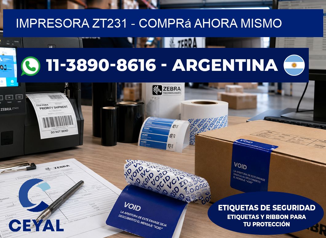 IMPRESORA ZT231 – Comprá ahora mismo