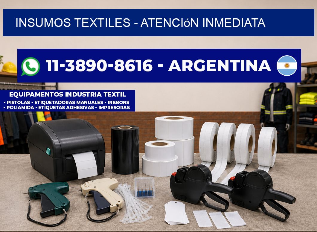INSUMOS TEXTILES – Atención inmediata