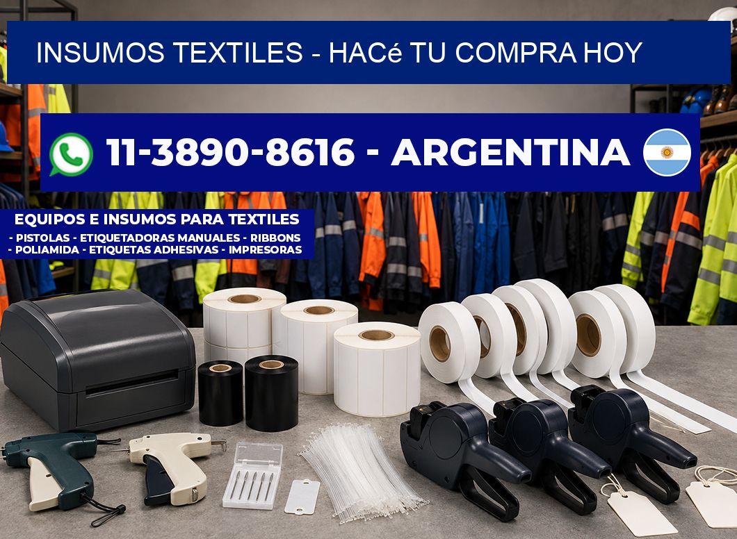INSUMOS TEXTILES - Hacé tu compra hoy