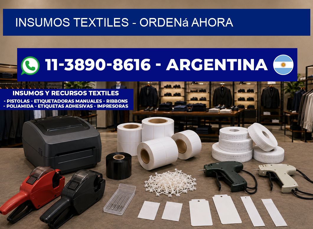 INSUMOS TEXTILES - Ordená ahora