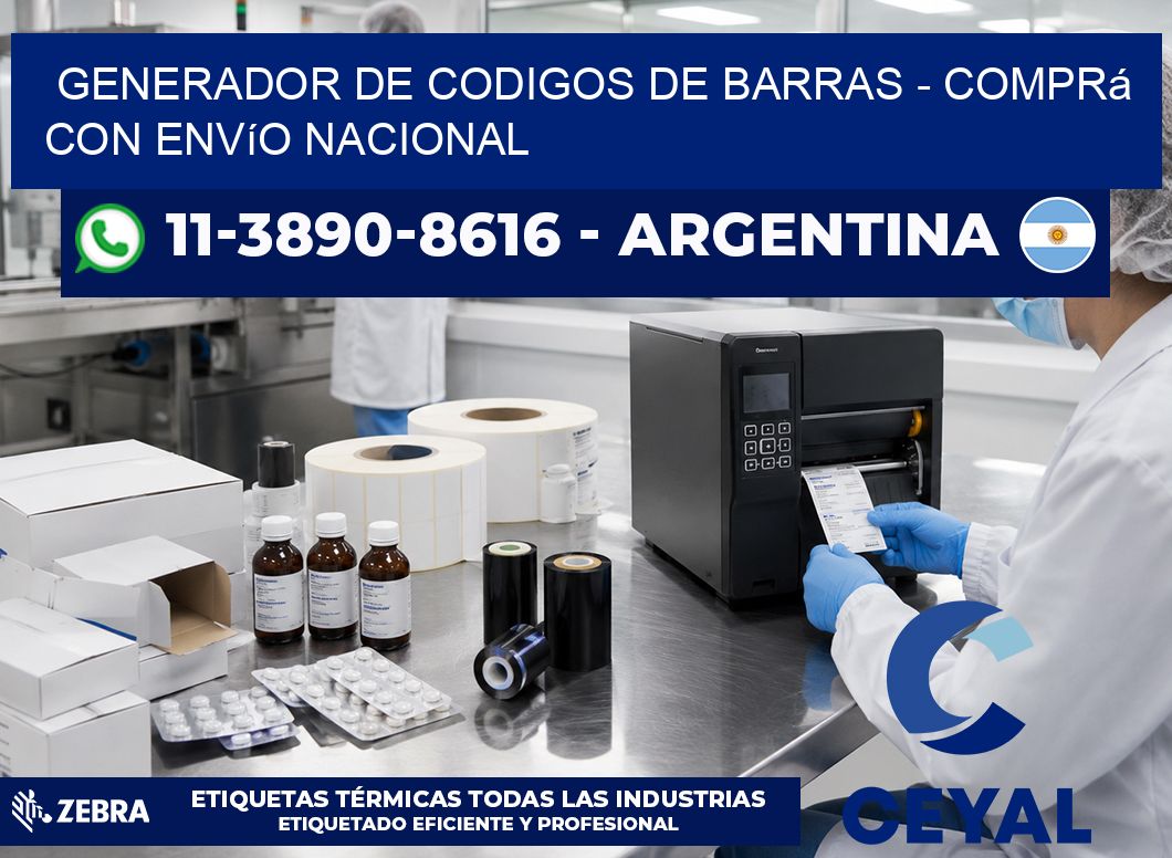 generador de codigos de barras - Comprá con envío nacional