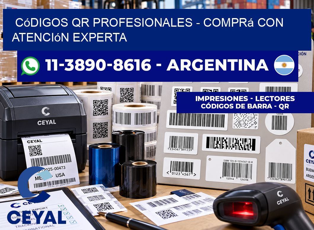 Códigos QR Profesionales - Comprá con atención experta