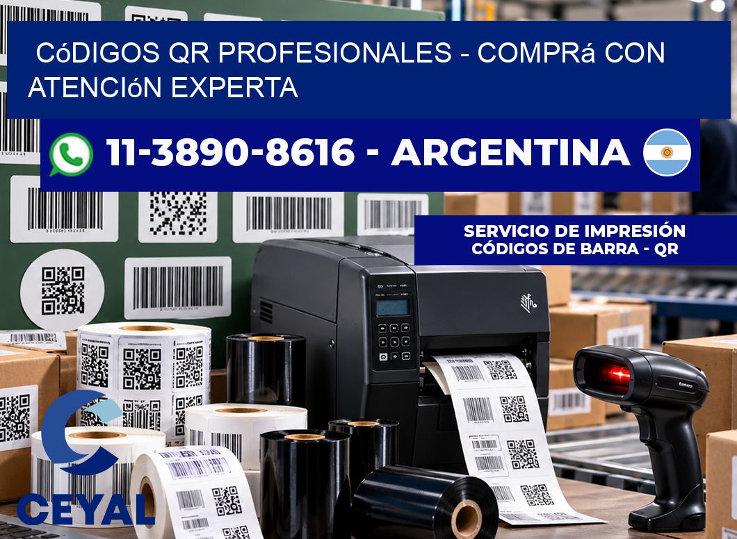 Códigos QR Profesionales - Comprá con atención experta