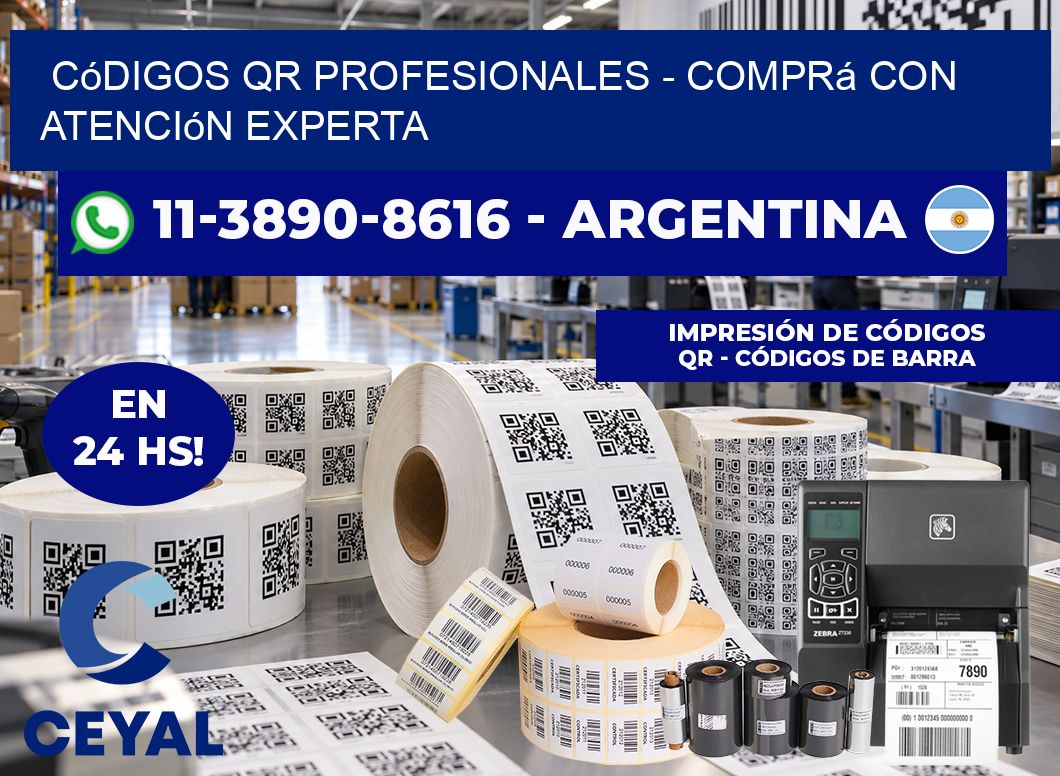 Códigos QR Profesionales - Comprá con atención experta