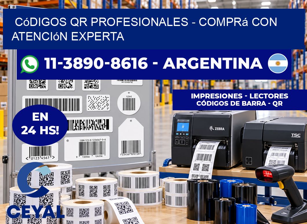 Códigos QR Profesionales – Comprá con atención experta