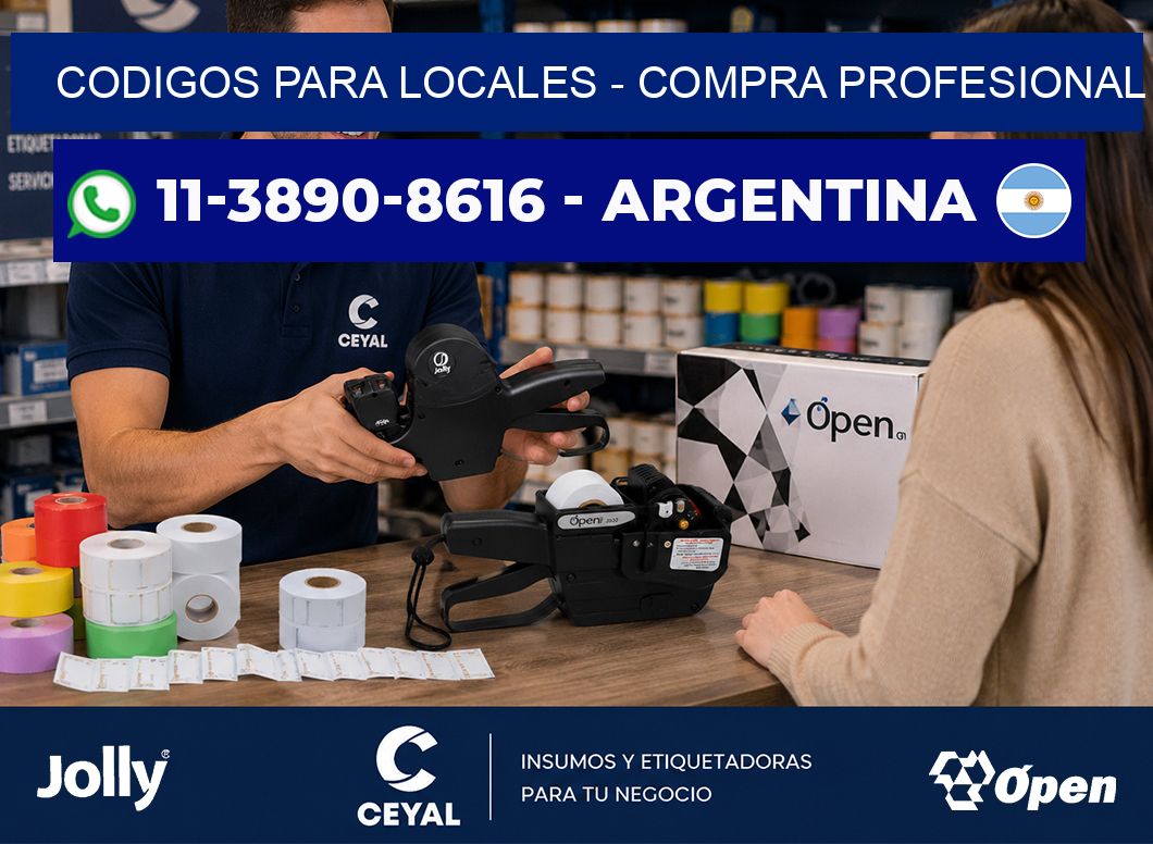 Codigos para locales - Compra profesional