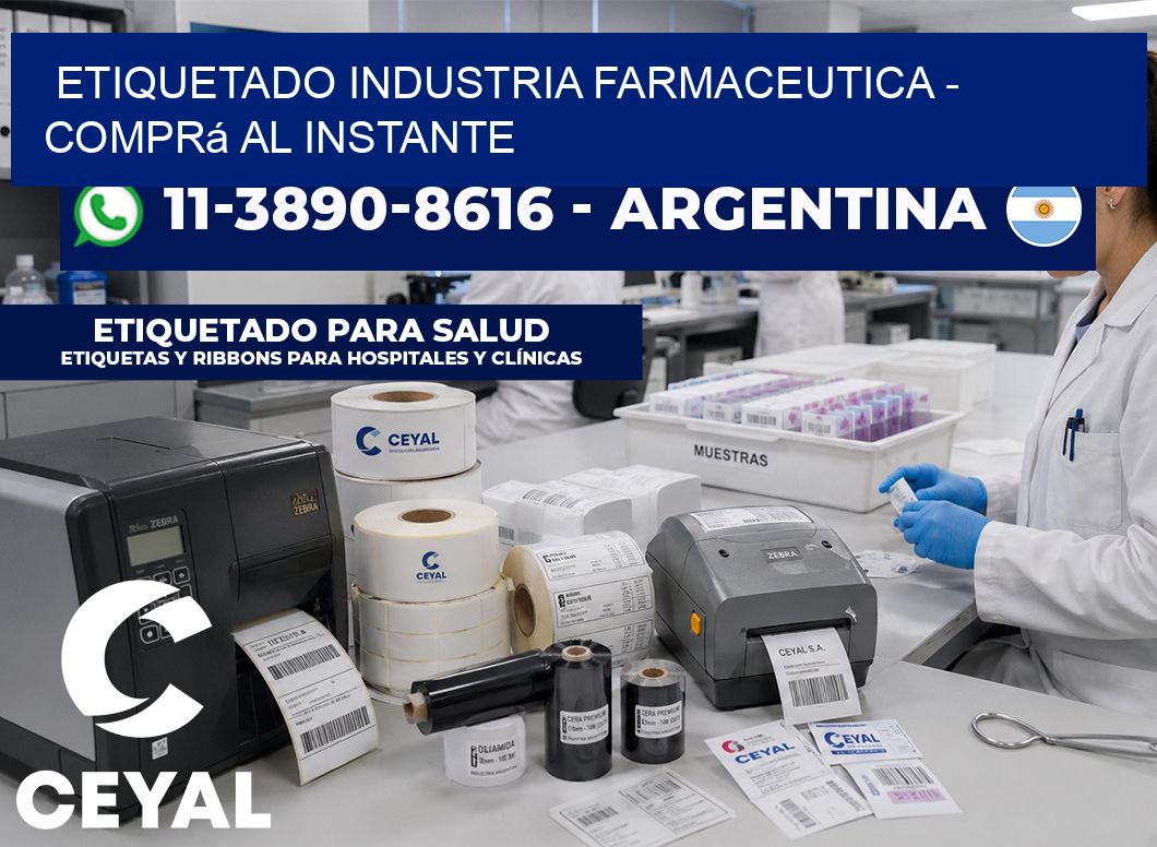 ETIQUETADO INDUSTRIA FARMACEUTICA - Comprá al instante