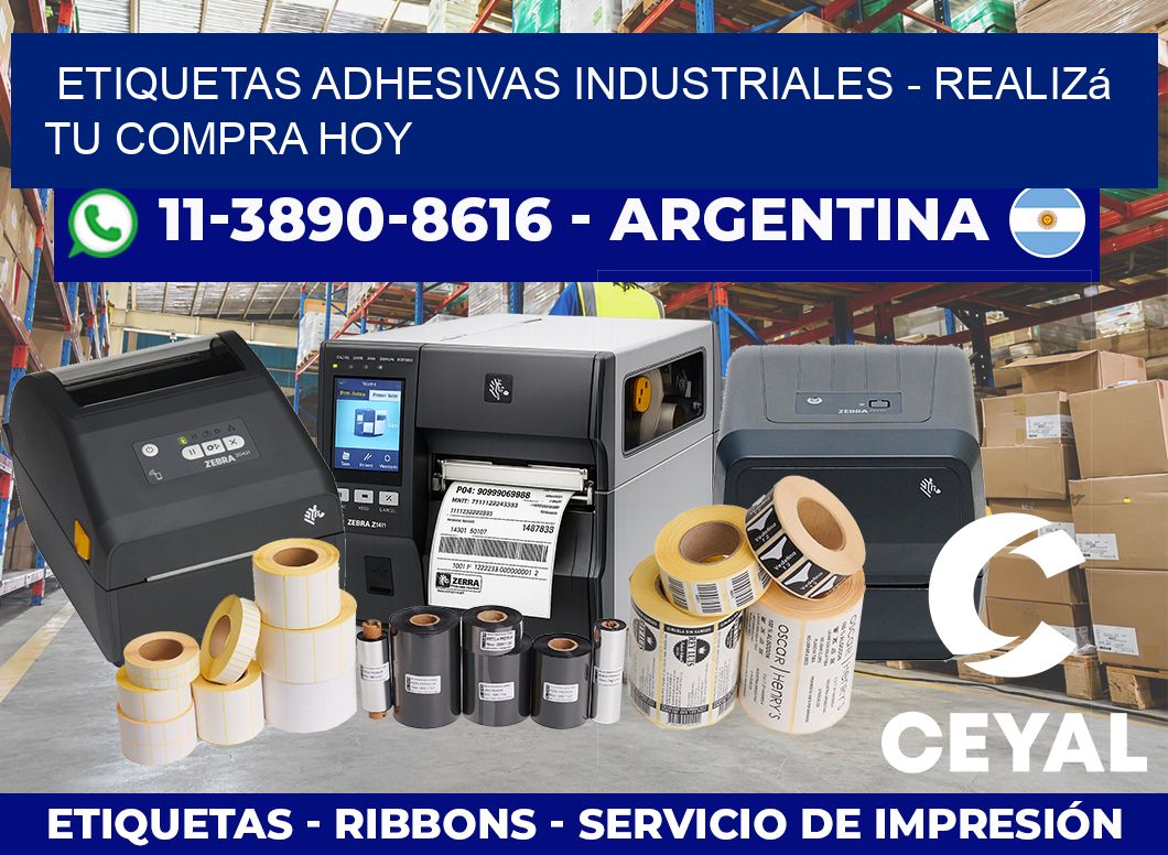 ETIQUETAS ADHESIVAS INDUSTRIALES – Realizá tu compra hoy