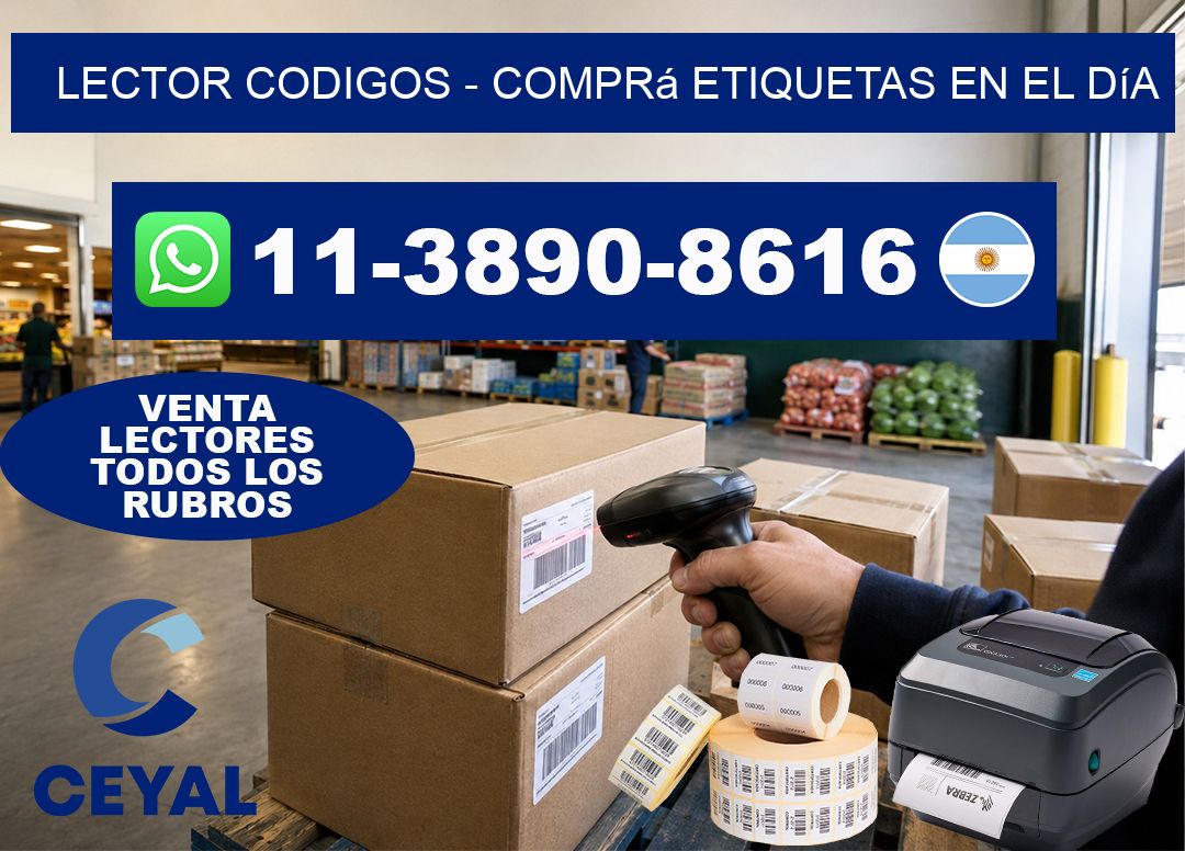 LECTOR CODIGOS – Comprá etiquetas en el día