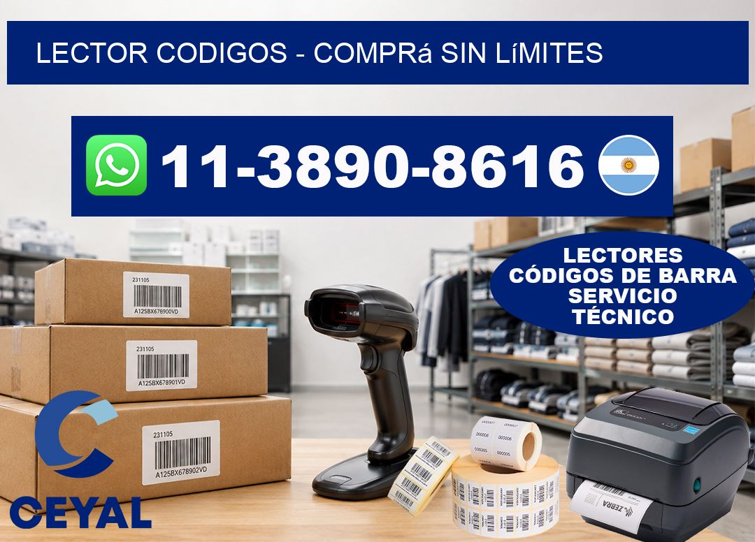 LECTOR CODIGOS - Comprá sin límites