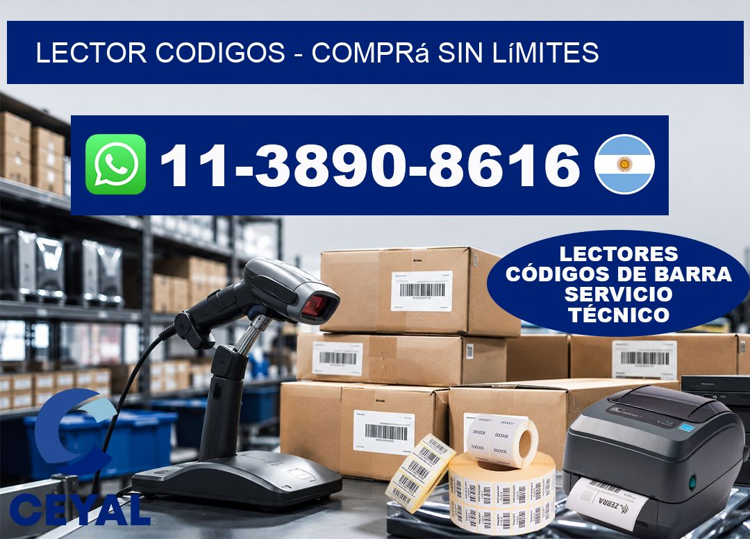 LECTOR CODIGOS - Comprá sin límites