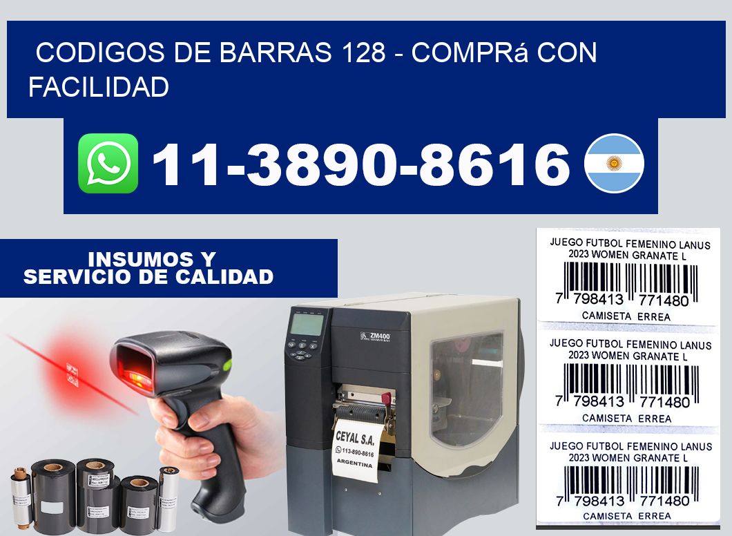 codigos de barras 128 - Comprá con facilidad