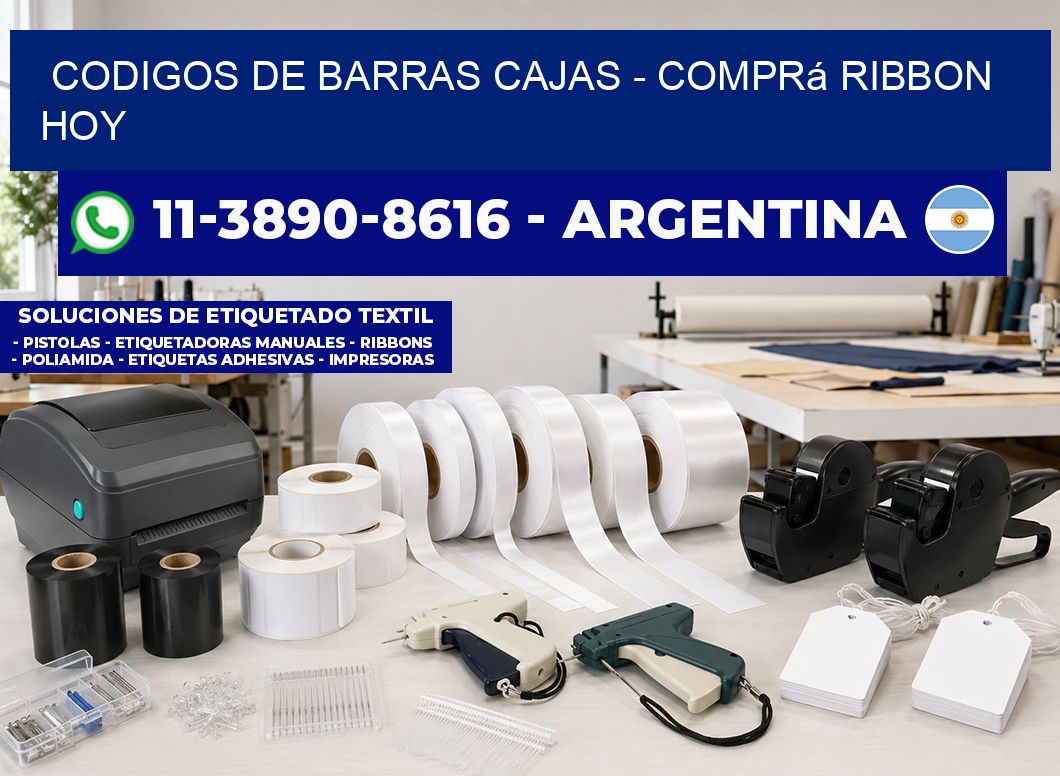 codigos de barras cajas - Comprá ribbon hoy