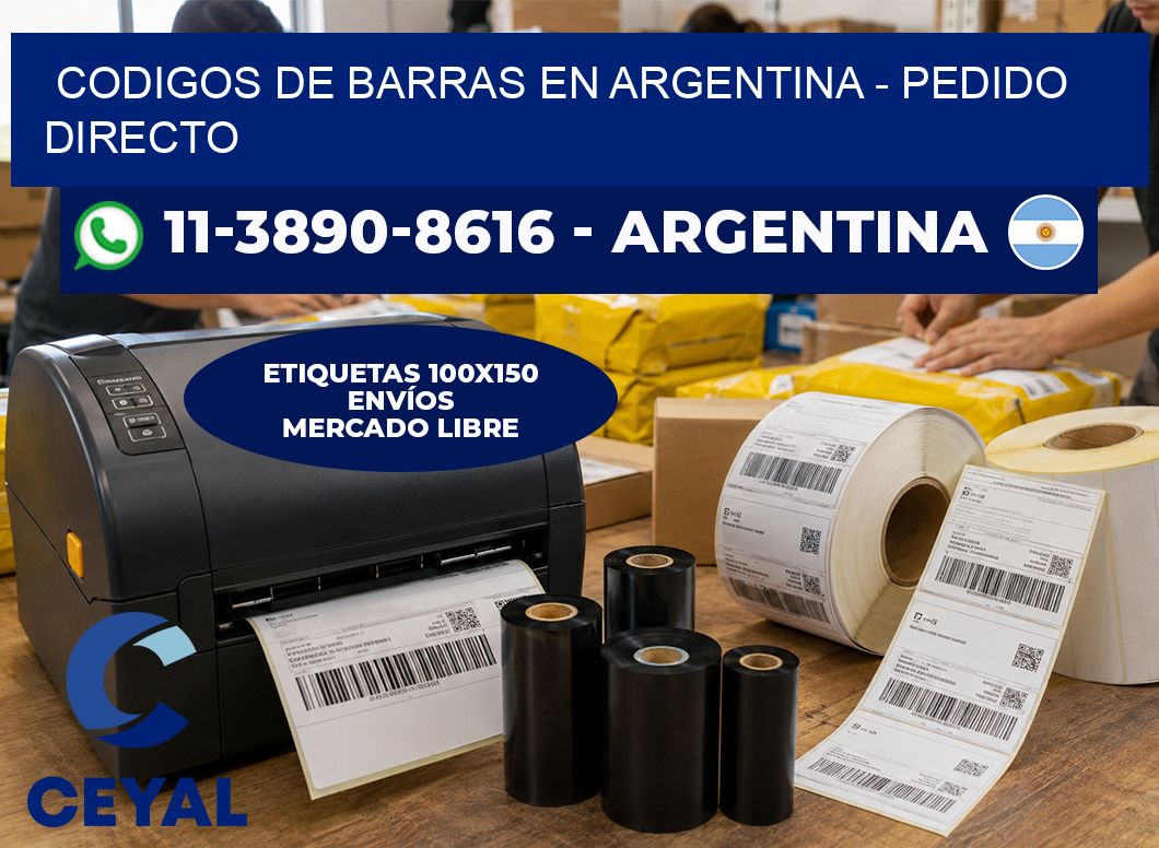 codigos de barras en argentina – Pedido directo