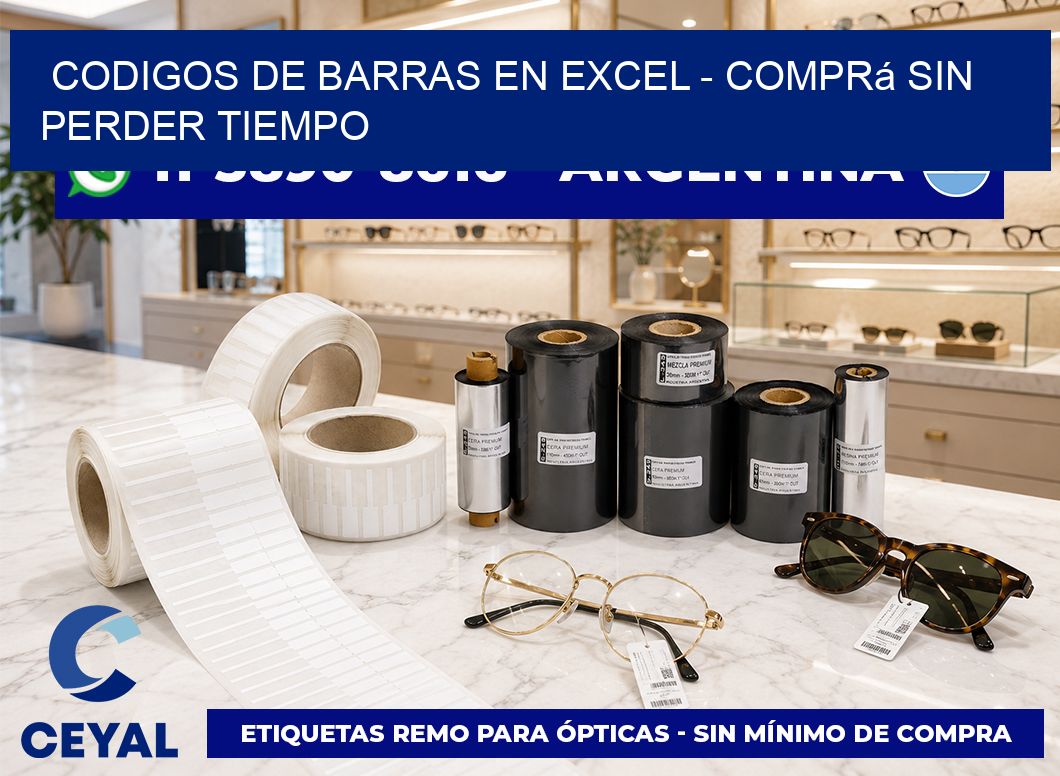 codigos de barras en excel - Comprá sin perder tiempo