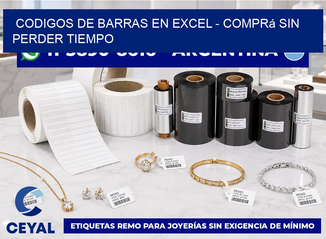 codigos de barras en excel - Comprá sin perder tiempo