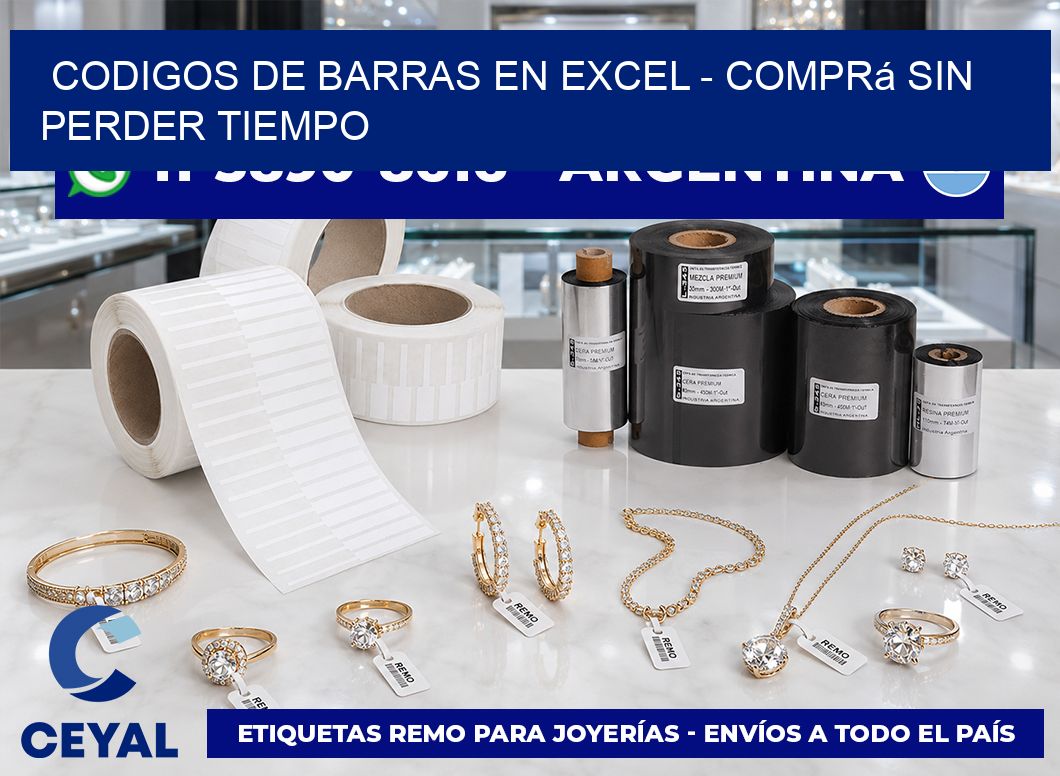 codigos de barras en excel – Comprá sin perder tiempo