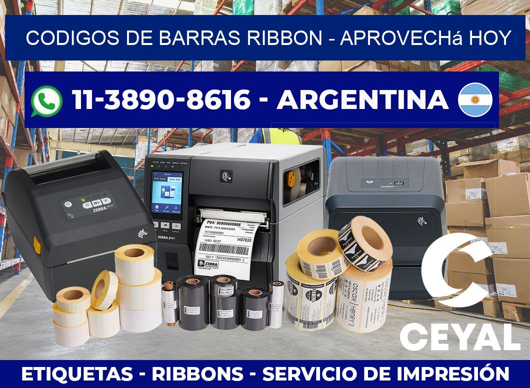 codigos de barras ribbon - Aprovechá hoy
