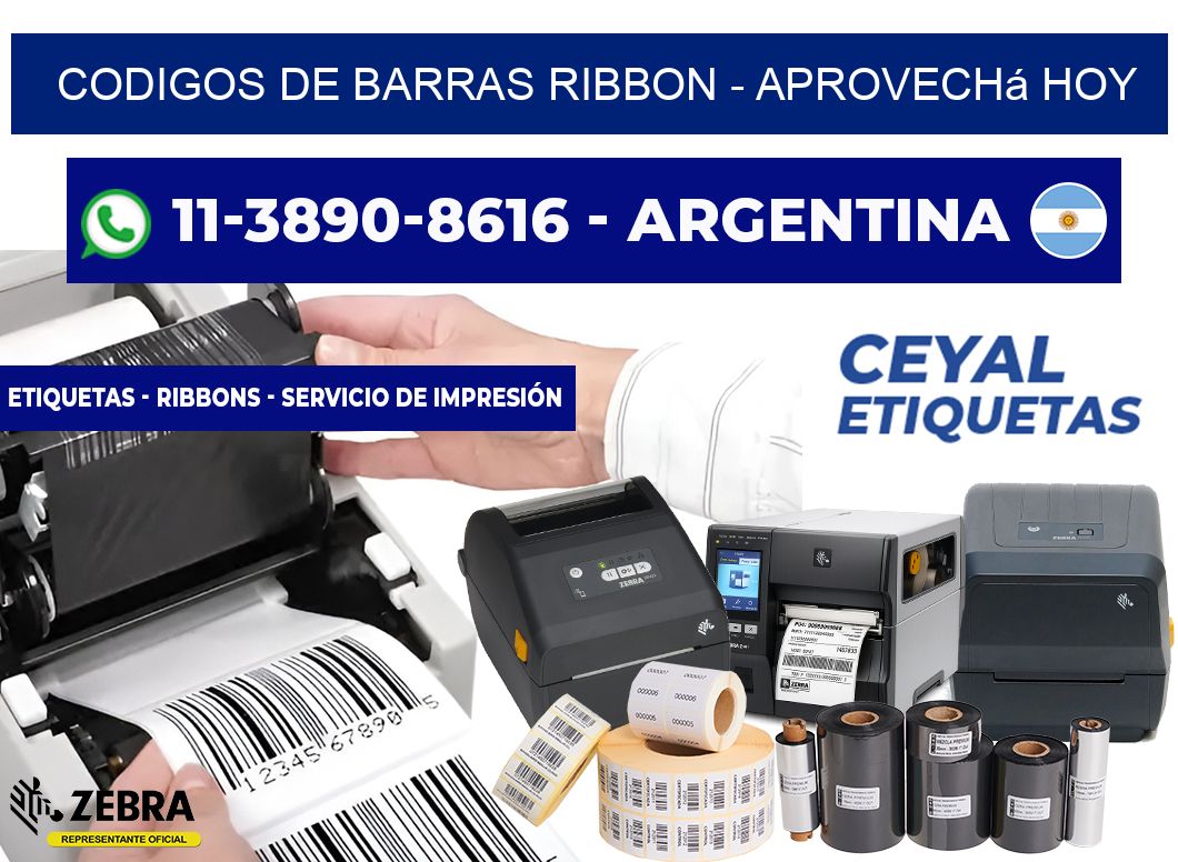 codigos de barras ribbon – Aprovechá hoy
