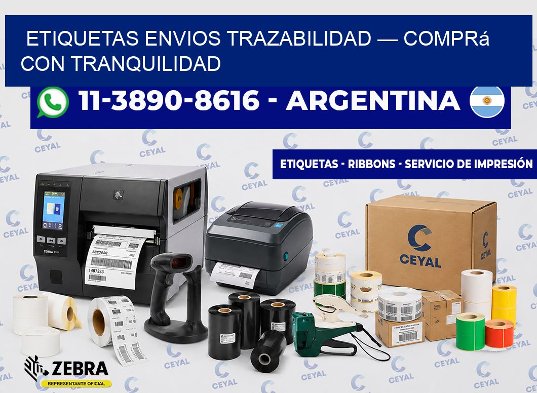 etiquetas envios trazabilidad — Comprá con tranquilidad