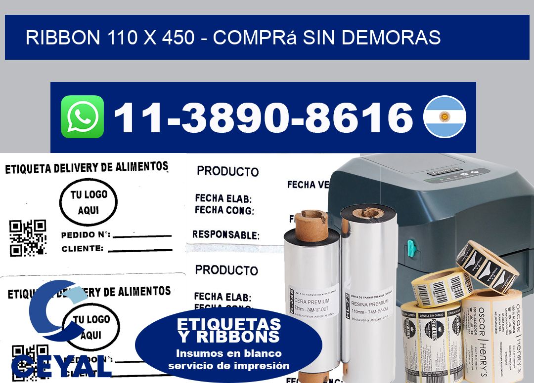ribbon 110 x 450 - Comprá sin demoras