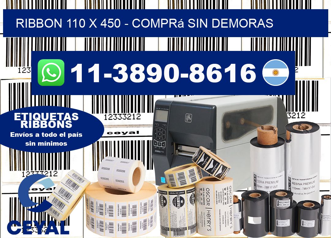 ribbon 110 x 450 - Comprá sin demoras
