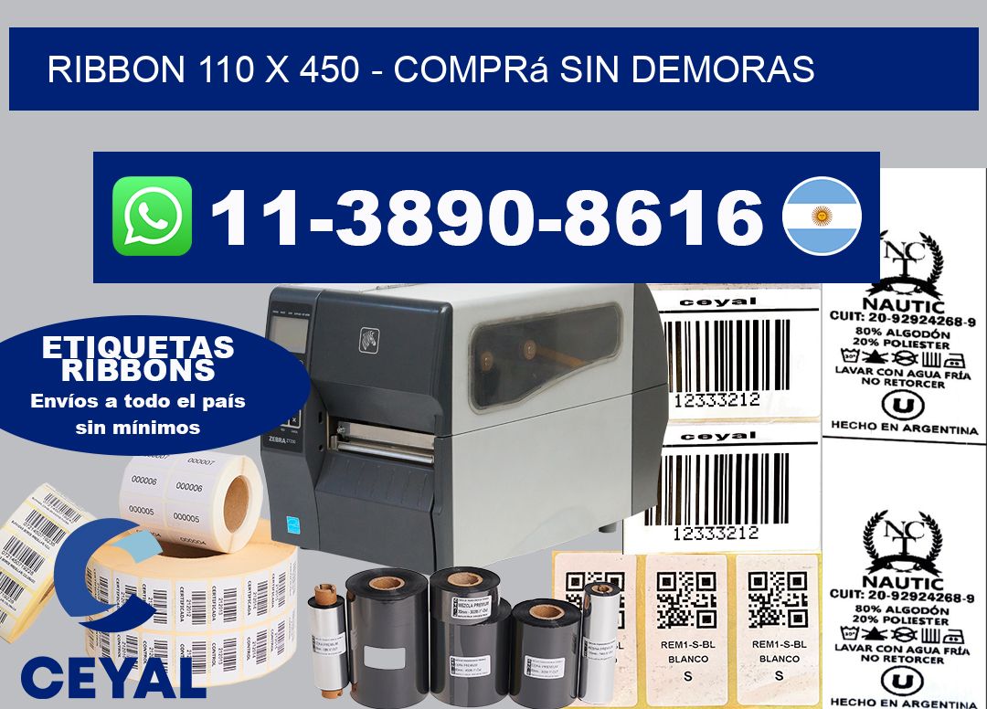 ribbon 110 x 450 – Comprá sin demoras
