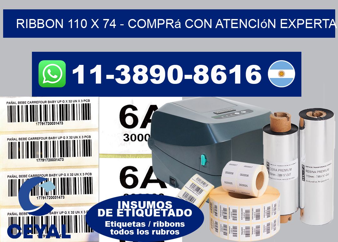 ribbon 110 x 74 - Comprá con atención experta