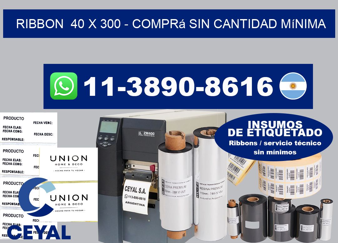 ribbon  40 x 300 – Comprá sin cantidad mínima