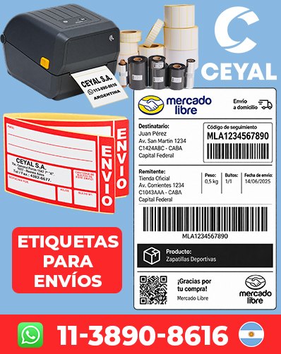 etiquetas para locales argentina